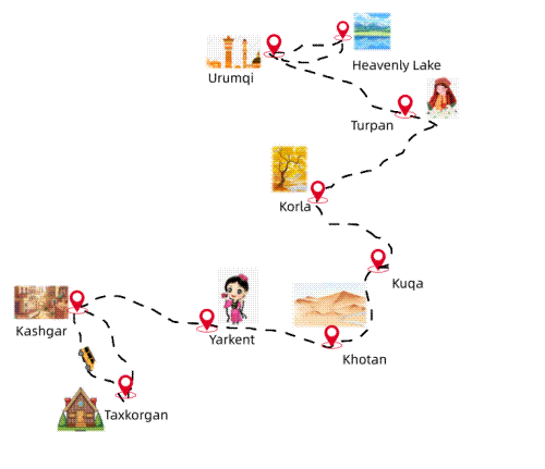 11 Days West China Adventure to Taklamakan desert